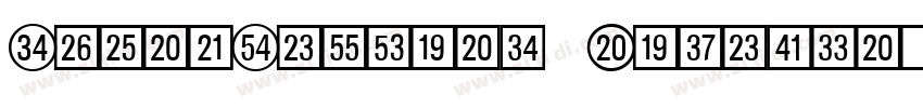 SportNumbers Regular字体转换